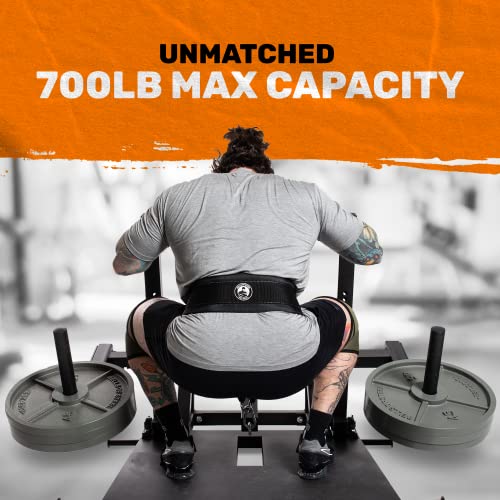 Bells of Steel Belt Squat Machine 2.0 Leg Press Equipment Home Gym | Weightlifting Belt, Pegs | 11 Gauge Steel