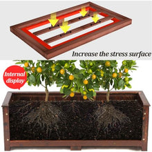 Dalumian Wooden Planter Box, Garden Raised Beds, Free-Standing Trellis Planter Box, Indoor and Outdoor Use, Elevated Above Ground Garden Bed for Garden, Patio, Balcony(100 * 40 * 50cm)
