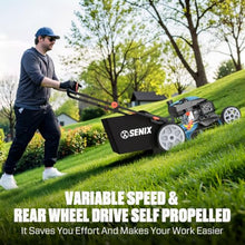 SENIX 201cc 22" 3-in-1 Variable Speed Self Propelled Gas Lawn Mower