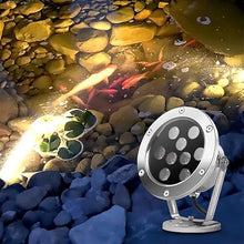 SDdPulse Submersible LED Fountain Light - Underwater Landscape Light, AC 24V Low Voltage Adjustable Angle Pond Light, IP68 Waterproof Pond Light, for Underwater Decorati,Rgb-36W