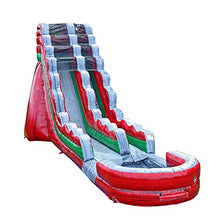 JumpOrange Commercial Inflatable Water Slide with Splash Pool Midnight