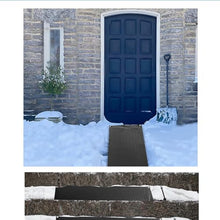 Heated Snow Melting Mats for Entrances Heated Snow Melting Mats Drive Way Snow Melting Mats Outdoor Sidewalk Heated Outdoor Snow Mat Snow and Ice Melting Mats for Stairs(2pc,33x244cm/13x96in)
