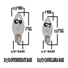 Novelty Lights 330 Feet Heavy Duty White Wire Light String, E17 Sockets