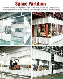 Outdoor Tarps with Windows, Metal Grommets, Waterproof Panels