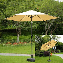 Outdoor Garden Parasols Parasols 2.7M Garden Patio Umbrella - UV70+ Crank and Tilt Umbrella for Outdoor Garden Patio Deck or Pool Side (Color : Beige Size : 9ft/270cm) (Beige 9ft/270cm)