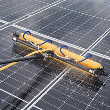 Automatic Solar Panel Cleaning Brush Kit 60cm Roller Brush with Water Powered Rod Professional Solar Panel Cleaning Tools 6m/19.6ft Length
