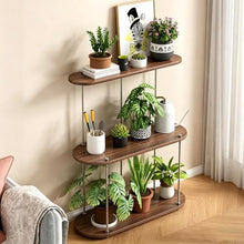 Multi-Tier Plant Stand With Wheels, Bookshelf Style Flower Rack For Living