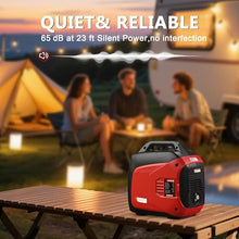 SIOKIUU 3200W Portable Generator Super Quiet Inverter Generator Ultra Lightweight for Home Backup Outdoor Camping, CO Sensor Protect, EPA, ECO Mode