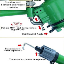 2" Water Spray Gun Large-Area Agriculture Irrigation Watering Sprinkler,360° Automatic Rotation Watering Sprinkler 2 Inch