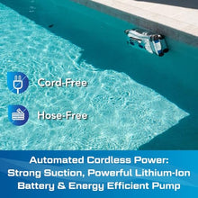 POOL BLASTER CX-1 Cordless Robotic Pool Cleaner, Automatic Vacuum for Inground and Above Ground Pools, Intelligent Wall Climbing Vac w/Strong Suction, High Capacity and Smart Scheduler