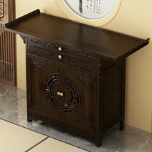 BTOIASYHF Personal Shrine Altar Table for Day of The Dead - Meditation and Prayer Cabinet, Buddhist Niche Offering and Incense Table, Perfect for Home Use.