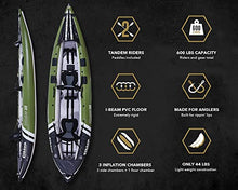 Elkton Outdoors Steelhead Inflatable Fishing Kayak Tandem