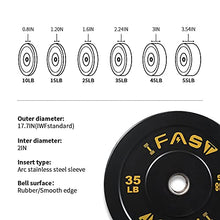 IFAST Home Gym 370LB Olympic Weight Set with 7Ft Barbell Bar