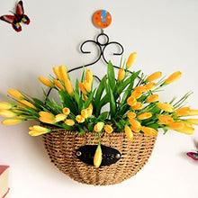 Wall Mounted Planters Wall Hanging Decorative Flower Pot Handmade Woven Planter Flower Basket Hanging Basket Flower Pot for Laundry Room Corridor