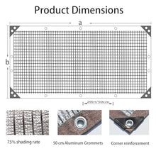Aluminet Shade Cloth, 39.5x46FT 75% Heat Reflective Tarp for Blocking Sun with Reinforced Stainless Steel Grommets for Pergola Shade Cover, Garden, Cars, Dogs, Greenhouse