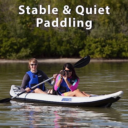 Sea Eagle 385FT Fasttrack Inflatable 12'6" Touring Kayak Blue/White