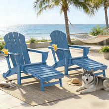 Cvqza Adirondack Chair Set of 2, Stylish Folding Fire Pit Chair for Outdoor Relaxation, Comfortable Seating for Patio, Garden, Camping, Durable Weather Resistant Design