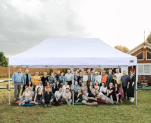 ABCCANOPY Aluminum Pop Up Canopy Tent 10x20 Heavy Duty with 6 Sandbags White