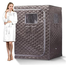 ZDGsrgWRG 1 Portable Folding Personal Steam Sauna Tent Set Remote Control
