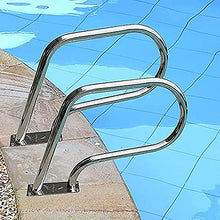 MSHOSAC Rustproof Non-Slip Pool Railing | Secure Grip with Clamp Set for Swimming Pools | Durable Stainless Steel Handrail