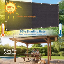 PIPRE 90% Sun Shade Cloth, 38 x 47 FT Pergola Shade Cover Canopy with Grommets, Sun Screen Fabric for Patio, Outdoor, Garden, Backyard, Black
