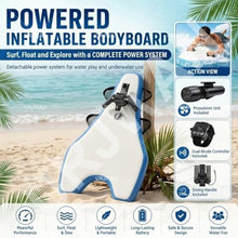 9-Speed Motorized Swimming Float Board with Wrist Remote 700W16A
