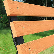 Garden Bench Park Bench Patio Porch Furniture Outdoor Patio Leisure Benches Garden Benches Park Chairs with Backrests Cast Iron Benches Porch Decorative Furniture Lawn Benches (Size : 150cm) (120cm)