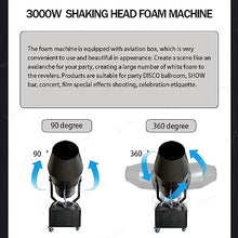 JOSBY 3000W Outdoor Shaking Head Jet Foam Machine, 360° Shaking Head, Super Stacking Foam, Wide Coverage, for Swimming Pool Party Spray Blower Jet Foam Cannon Party Foam