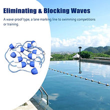 REMYSAOS Pool Safety Rope, Pool Rope Pool Safety Rope and Float Kit, 1-10 M Floating Buoy Line Accessories with 2 Pre-Assembled Stainless Hooks, for Inground Swimming Pool (Size : 8m/26ft/315in)
