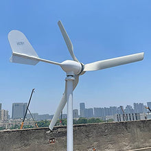 NINILADY 1000w Wind Turbine 1kw 12v/24v/48v Horizontal Axis Wind Generator with Hybrd MPPT Controller Free Power Windmill (48V, with MPPT Controller)