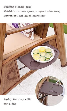 uhyOHF Outdoor Garden Swing Solar Rocking Chair Hammock Porch Swing Garden Swing Chair Canopy Swing Suitable for Garden Pool Side (A