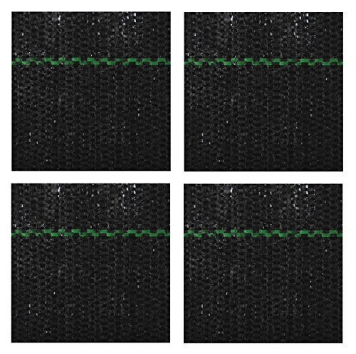 DeWitt 4-Pack 20 Year Weed Barrier Fabric 4.1 oz, 4 x 250 Feet – Heavy-Duty Woven Landscape Ground Cover for Gardens, Greenhouses, Outdoor Displays, Slopes, and Long-Term Weed Control