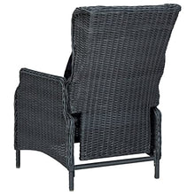 AJSEOYBS Outdoor Patio Set,Outdoor Garden Furniture,9 Piece Patio Dining Set with Cushions Poly Rattan Dark Gray,for Deck, Patio, Garden, Poolside, Backyard