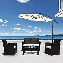 JOMRTS Garden Parasol,Sun Parasol Umbrella Garden Parasols 2.7m Garden Balcony Half Umbrella Semicircular with Crank, Sun Shade Semi Round Circular for Outdoor Patio Small Terrace