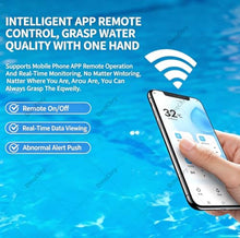 DmqChry Salt Chlorine Generator for 42,000 Gal Above/In Ground Pool, Salt Water Pool Chlorinator System with Smart APP Control, Self-Cleaning Titanium Cell, LED-Screen Control Panel, IPX5 42000Gal