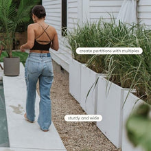 Veradek Block Series Span Planter - Tall Rectangular Outdoor Planter