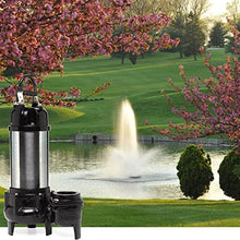 Little Giant WGFP-150, 115V, 1.5 HP, 9750 GPH Water Feature Pump, 19' cord