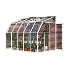 Palram Canopia Rion Sun Room 6x8 Ft. Lean-to Greenhouse DIY Kit White
