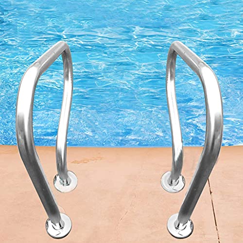 MSHOSAC Pool Safety Rail for Stairs, Anti-Rust Handrail, Easy Installation, Stable Support for Safe Pool Access