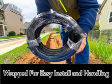 PondScape Flexible PVC Pipe – Schedule 40 Compatible Flex Hose for Ponds, Pools, Spas & Rigid PVC Pipe Applications – Glue-In Installation Black Flexpipe (3-inch x 100-feet)