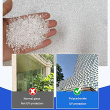 Polycarbonate Sheets All-Weather Outdoor Greenhouse Covering, Plastic Roofing Sheets Rainproof Insulation Protection(1.56x1125m)