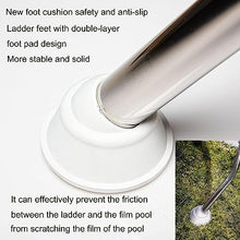 AIBOTY 33/43/52/62 Inch High Above Ground Swimming Pool Ladder,Stainless Steel Safety Heavy Duty Ladder,2/3/4/5 Steps Ladder with Non-Slip Platform Steps,Max Load Capacity 500 Lb,62in