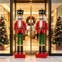 Merax 1-PC 63.4" Tall Giant Iron Nutcracker Christmas Decoration, Life Size