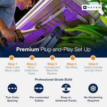 Haven Lighting X Series Genesis Roofline Kit - Permanent Outdoor House Lights - Smart App Control - HOA Friendly - Premium Plug and Play Under Roof Installation - Non-Track White, 180ft