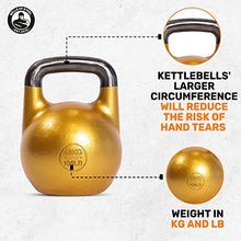 Bells of Steel Competition Kettlebell - Commercial and Home Gym - Strength Training - 36 kg Grey