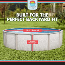 Lake Effect Pools 'Antigua' 18 ft Round Above Ground Swimming Pool