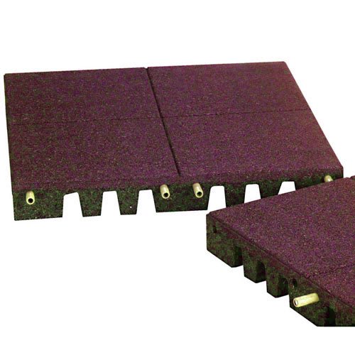 KIDWISE PlayFall Playground Safety Surfacing Terra Cotta Tiles 1.75" Thick