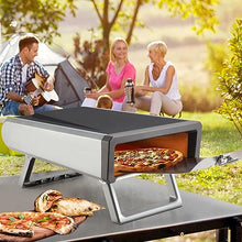 Portable Propane Gas Pizza Oven, 12 Inch with Foldable Legs, Accessory Kit