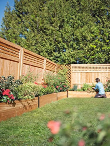 Gardener's Supply Company Raised Garden Bed | Outdoor Cedar Planter Box w/Extra Deep Height for Rooted Plants, Herbs Flowerbed & Vegetable Garden Wooden Box | 2' W x 12' L x 14" H
