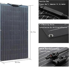 KZZAAO 800W Flexible Solar Panel Kit, 2Pcs 400 Watt Solar Panel Portable Monocrystalline Panels for Boat RV Camper Outdoor Battery Charging